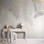 Wall murals Shadow of leaves on a wall