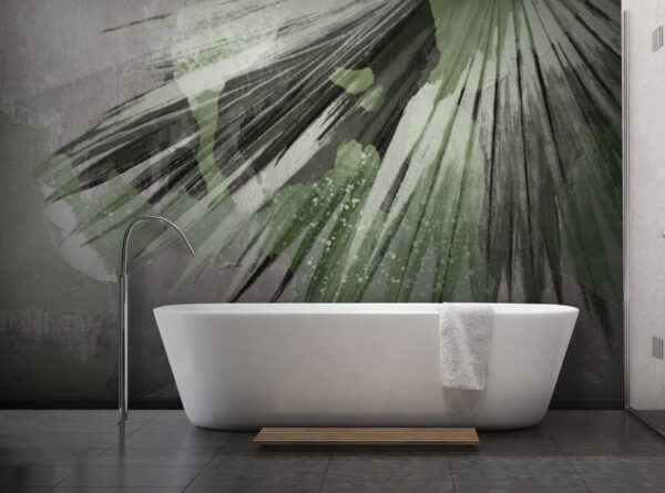 Wall murals Nature-inspired artistic palm design Wall murals Nature-inspired artistic palm design