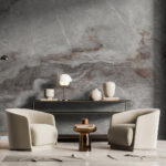 Wall murals Marble texture with swirling patterns.