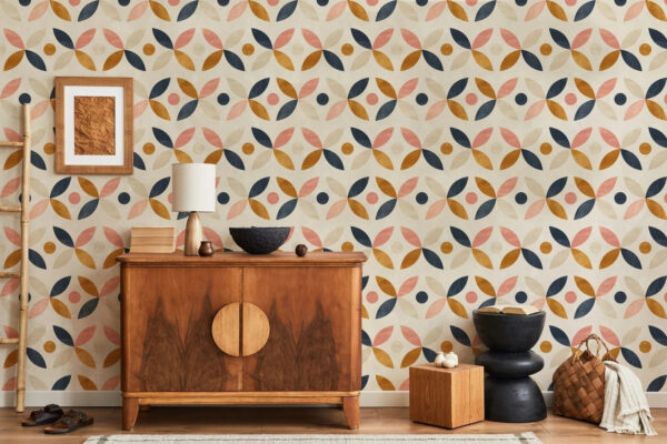 Pattern of colorful circles and dots Wall murals Pattern of colorful circles and dots