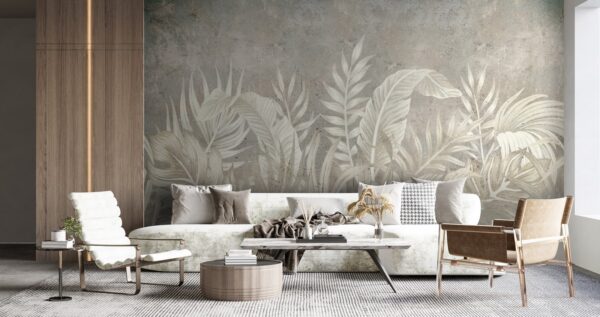 Wall murals Serene botanical elegance on display Wall murals Serene botanical elegance on display