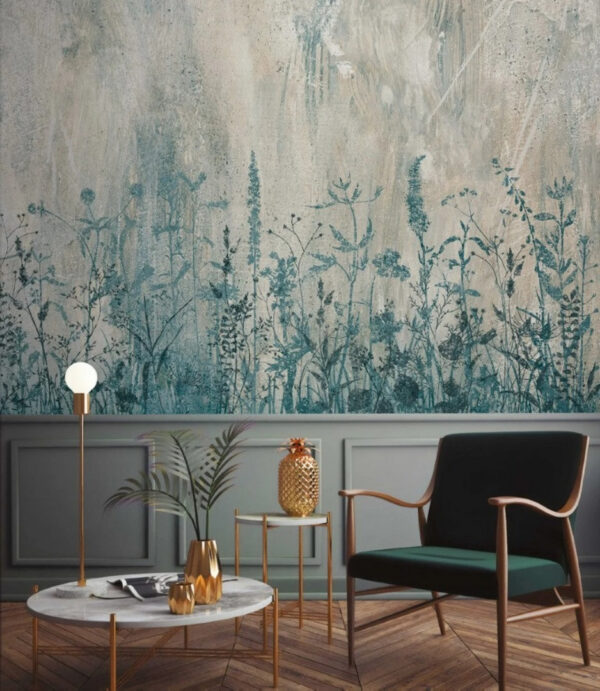 Wall murals Painting of plants and flowers Wall murals Painting of plants and flowers