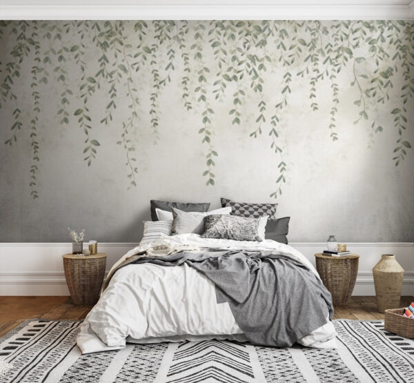 Blurry image of a leaf Wall murals Blurry image of a leaf