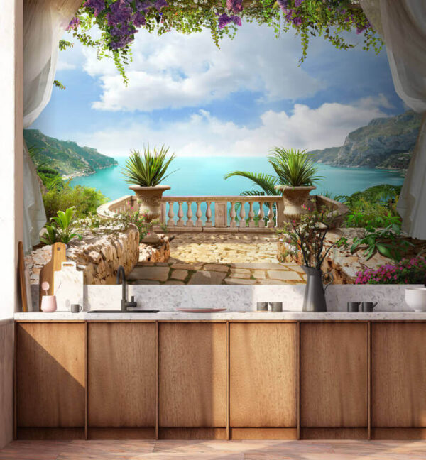 Plant in a pot Wall murals Plant in a pot