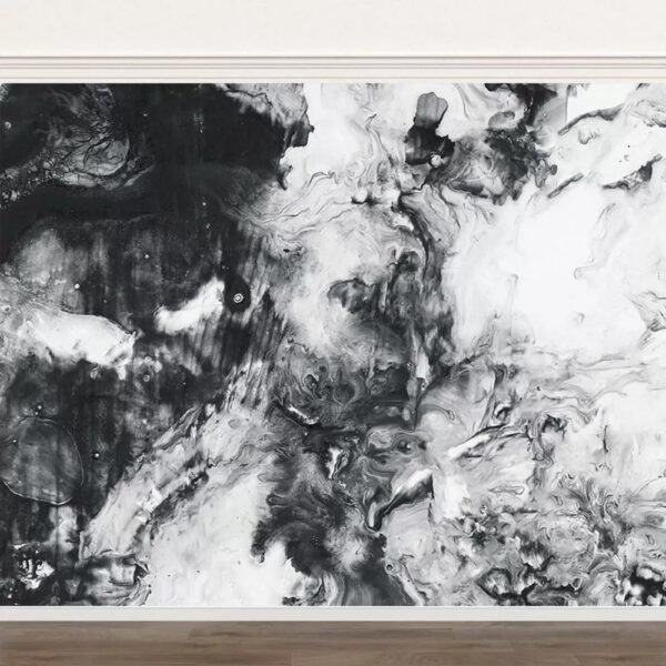 Wall murals Black and white painting Wall murals Black and white painting