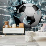Wall murals Breaking through with powerful impact.