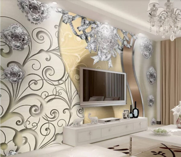Wall murals Elegant design with intricate details Wall murals Elegant design with intricate details