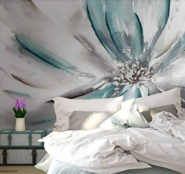 Wall murals Flowery elegance in soft hues Wall murals Flowery elegance in soft hues