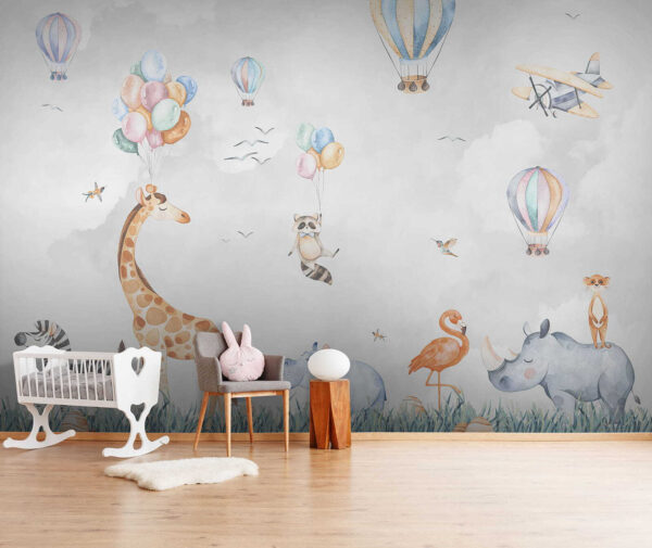 Wall murals Hippo in the grass (SKU: u59757) Wall murals Wall murals Hippo in the grass (SKU: u59757)