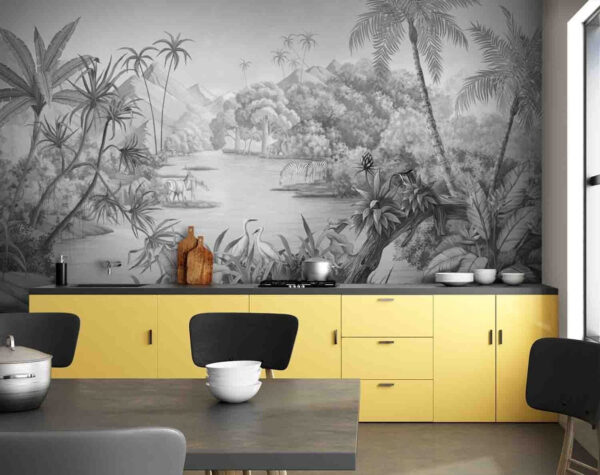 Wall murals Zebras drinking water