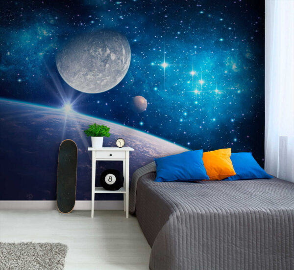 Bright sun in the sky Wall murals Bright sun in the sky