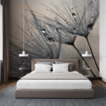 Wall murals Blurry image of a ball