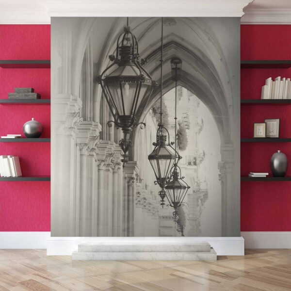 Wall murals Wall murals Black object in a room (SKU: u57433)