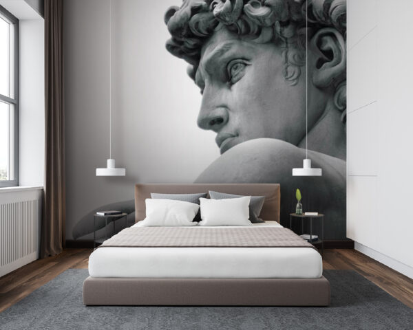 A statue of a man Wall murals A statue of a man