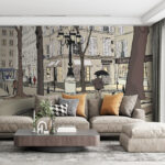 Wall murals Cartoon of a person