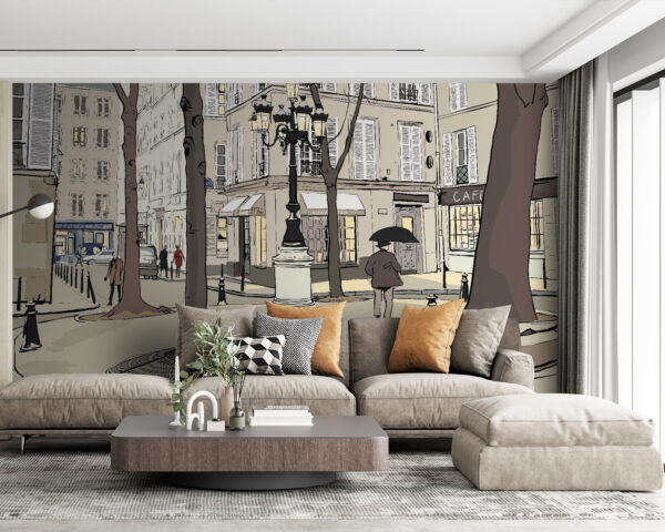 Cartoon of a person Wall murals Cartoon of a person
