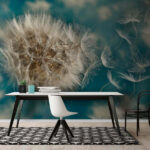Wall murals Delicate seeds dancing in the breeze