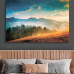 Wall murals Blue sky with clouds