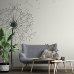 Wall murals Delicate seeds drift in the breeze