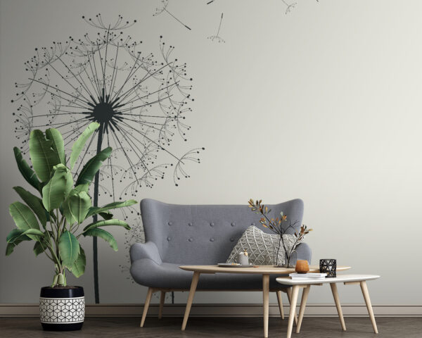 Wall murals Delicate seeds drift in the breeze Wall murals Delicate seeds drift in the breeze