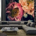 Wall murals Delicate blooms in soft hues