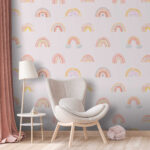 Wall murals Drawing of a rainbow