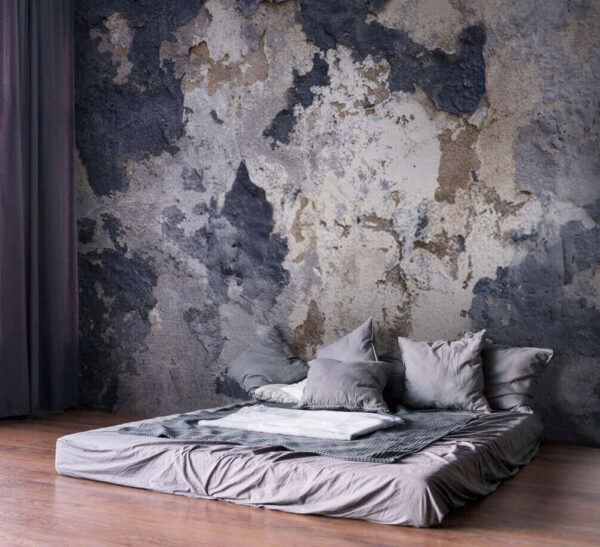 Wall murals Textured wall with peeling paint Wall murals Textured wall with peeling paint