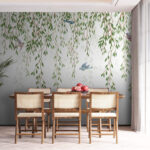 Wall murals Birds on a tree branch