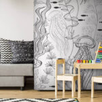 Wall murals Pattern of sea creatures