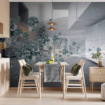 Wall murals Large diamond cluster in a room