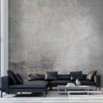 Wall murals Textured wall with subtle colors.