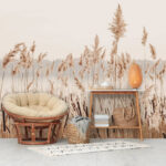 Wall murals Tall grasses sway in the breeze