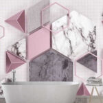 Wall murals Group of geometric shapes