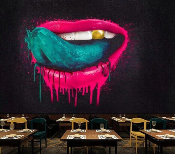 Wall murals Bold Colors and Playful Attitude Wall murals Bold Colors and Playful Attitude