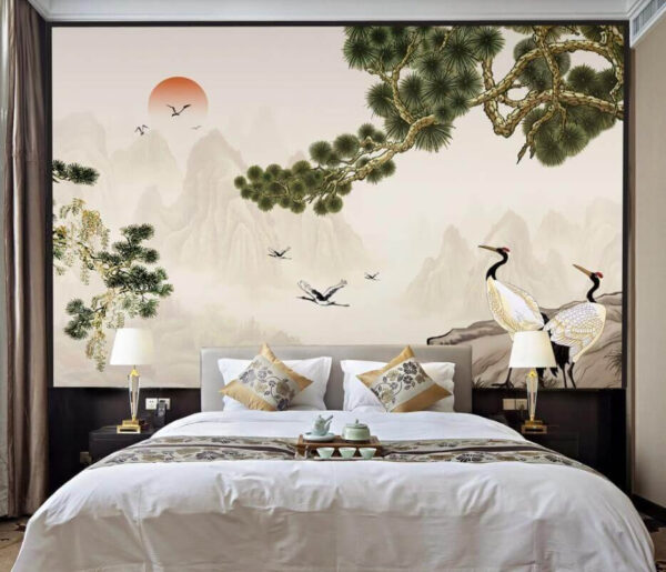 Bird flying in the sky Wall murals Bird flying in the sky