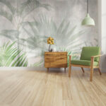 Wall murals Shadow of a palm tree