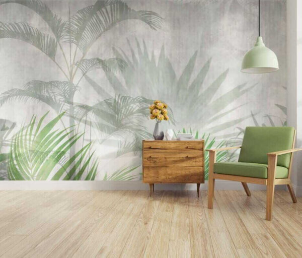 Wall murals Group of palm trees Wall murals Group of palm trees