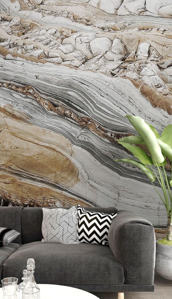 Wall murals Wall murals Natural rock layers with earth tones. (SKU: u30846)
