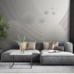 Wall murals White spheres in a white room