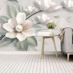 Wall murals Delicate blooms with soft hues.