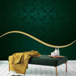 Wall murals Elegant design with rich patterns.