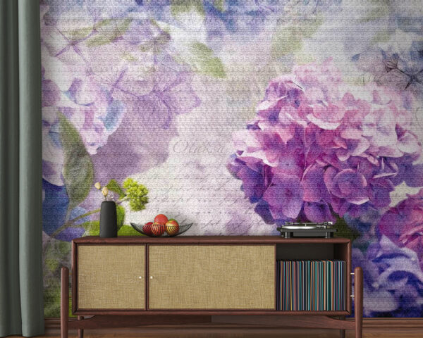 Wall murals Delicate blooms in soft hues Wall murals Delicate blooms in soft hues