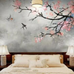 Wall murals Bird flying in the air