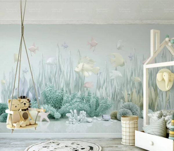 Wall murals Sea life with fish and plants Wall murals Sea life with fish and plants