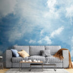 Wall murals Birds flying in the sky