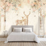 Wall murals Bird on a tile