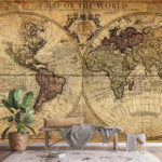 Wall murals Map of south america