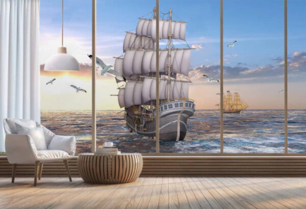 Bird flying in the sky Wall murals Bird flying in the sky