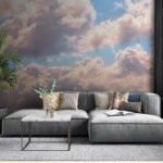 Wall murals Clouds in the sky