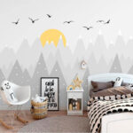 Wall murals Silhouette of a bird